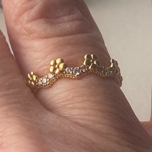 Genuine Pandora Shine Crown Ring